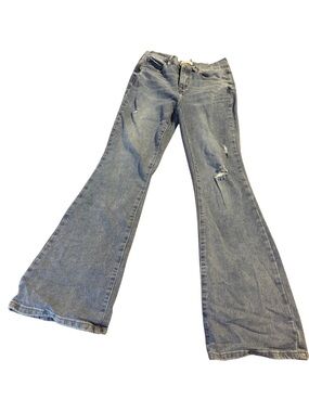 Nicole by Nicole Miller Light Blue Flare Jeans